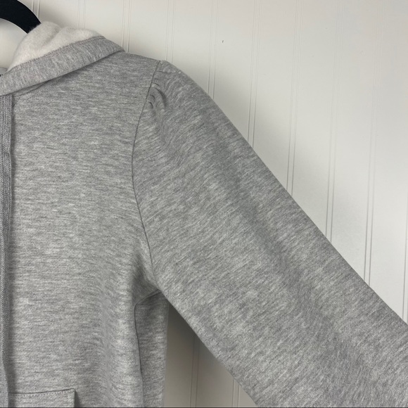 ALLISON JOY Eva Gray Puff Sleeved Hoodie - Picture 4 of 7